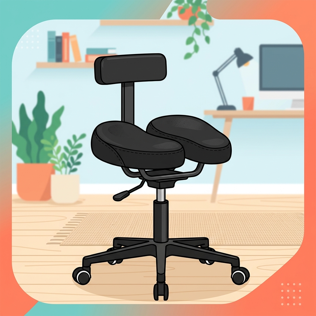 坐骨で座ることで骨盤が立つメカニズムの図解