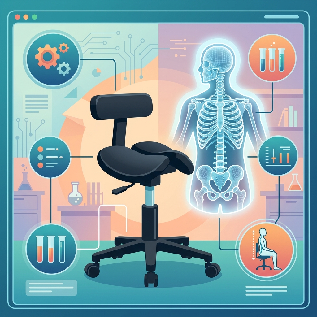 日本人の骨格と美しい姿勢を研究するイメージ図解